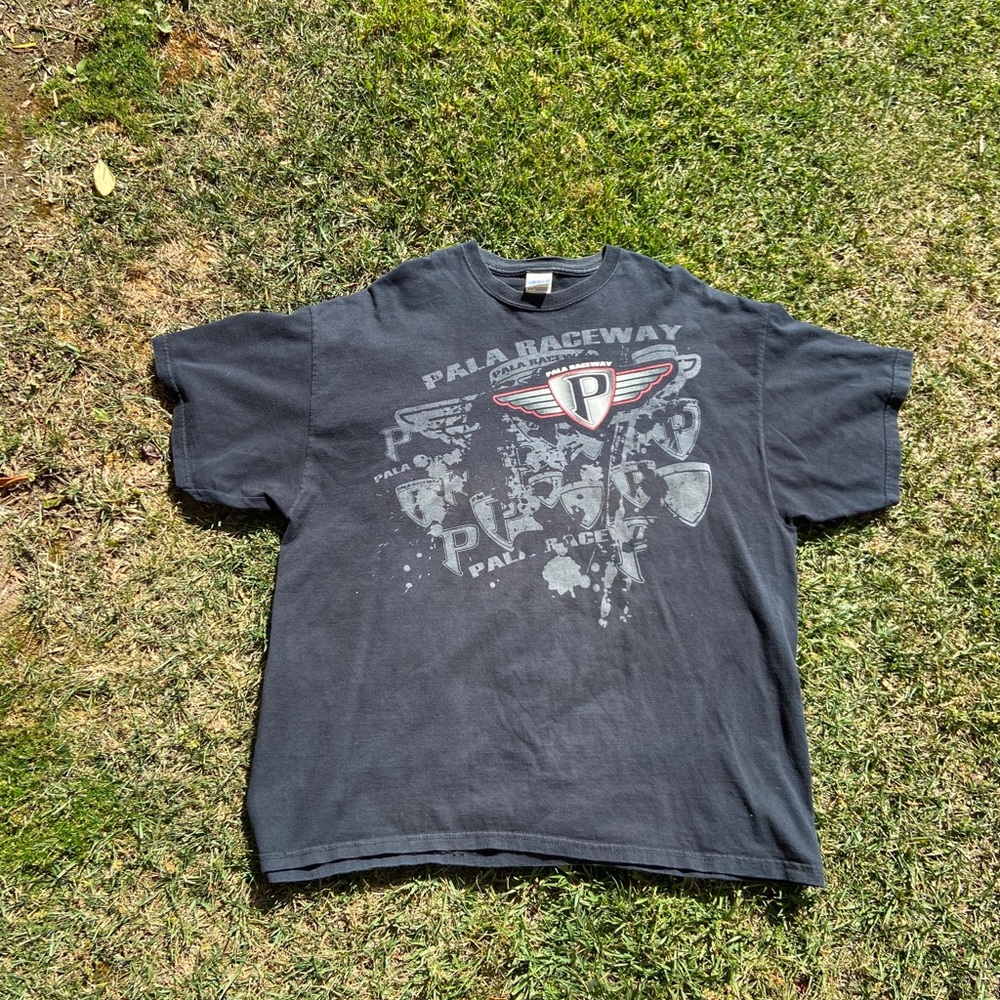 Vintage Pala Racing Raceway black oversized tee